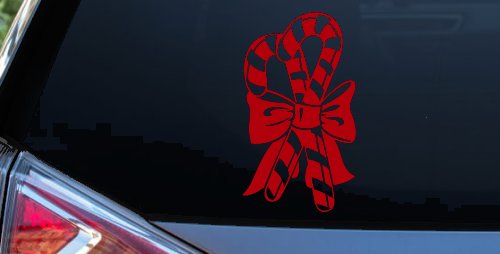 Christmas Candy Canes Car or Truck Window Decal Sticker