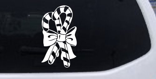 Christmas Candy Canes Car or Truck Window Decal Sticker