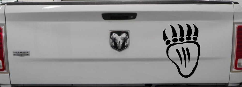 Tribal Native American Indian Bear Claw Western Car or Truck Window Decal Sticker
