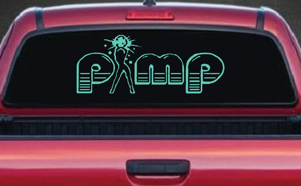 PIMP Car or Truck Window Decal Sticker