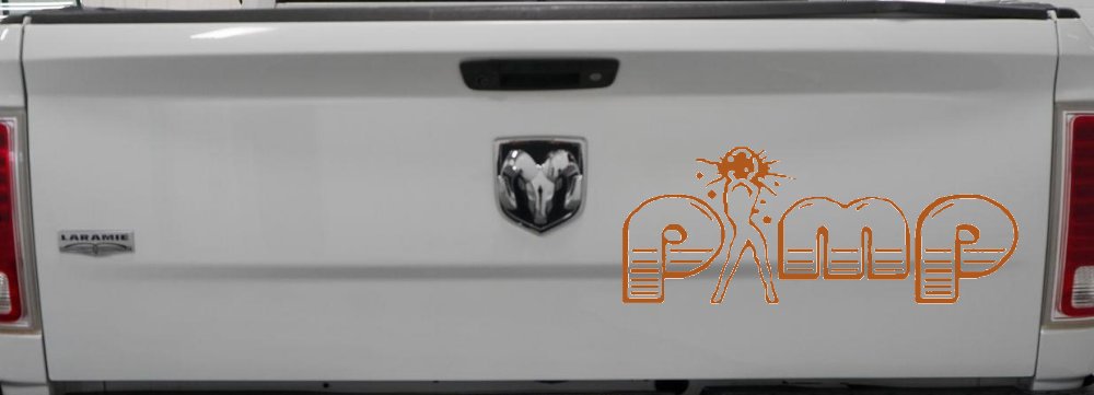 PIMP Car or Truck Window Decal Sticker