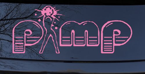 PIMP Car or Truck Window Decal Sticker