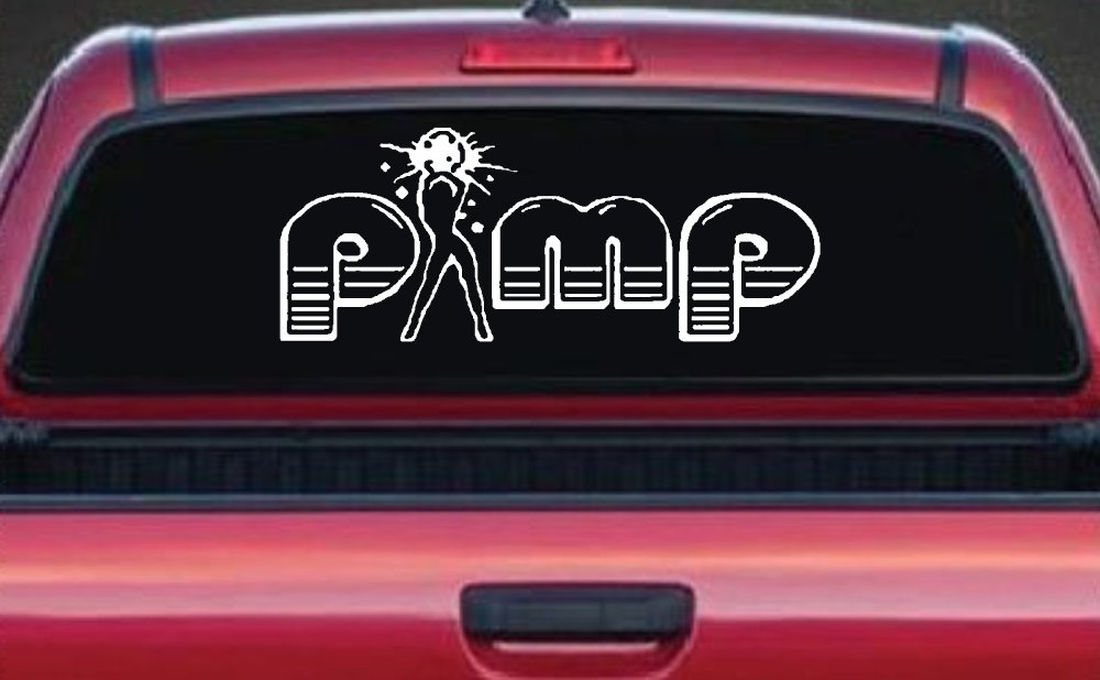 PIMP Car or Truck Window Decal Sticker