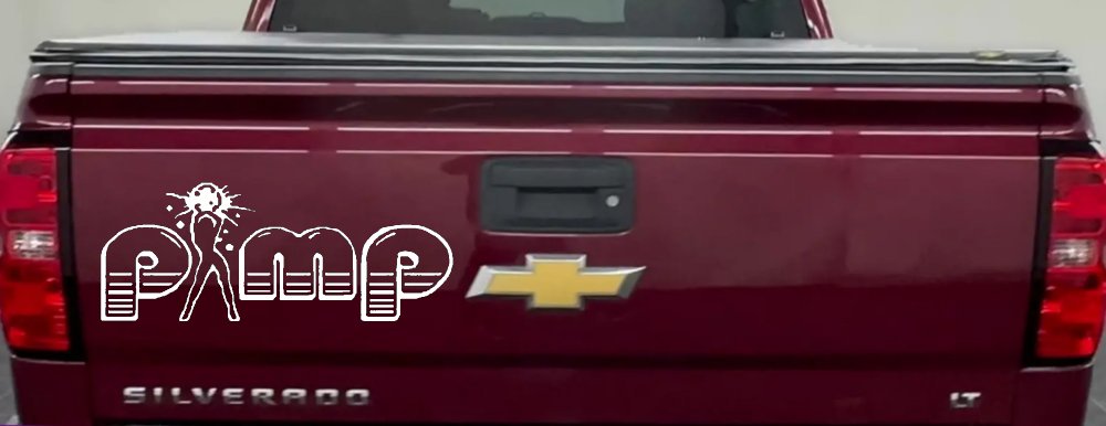 PIMP Car or Truck Window Decal Sticker