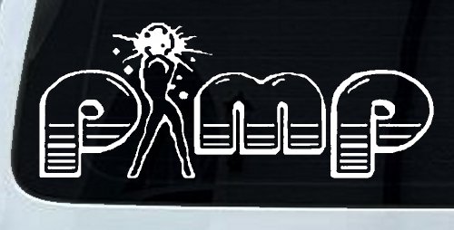 PIMP Car or Truck Window Decal Sticker