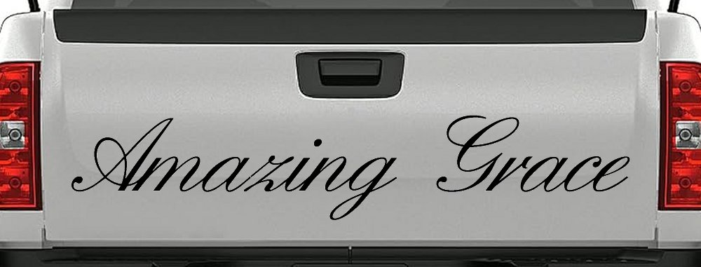 Amazing Grace Christian Car or Truck Window Decal Sticker