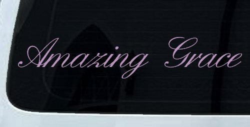 Amazing Grace Christian Car or Truck Window Decal Sticker