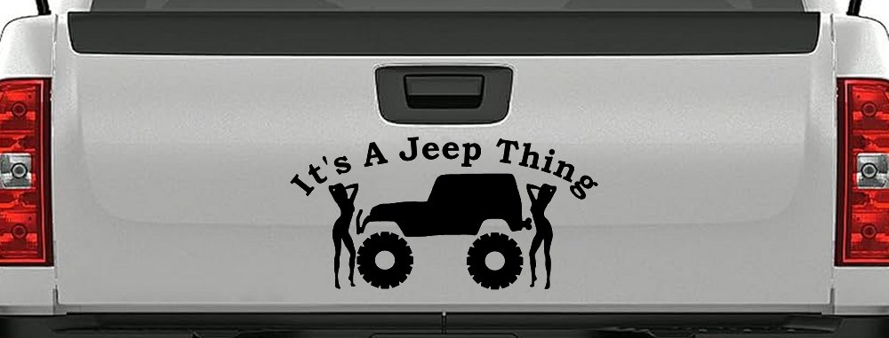 It's A Jeep Thing With Girls Off Road Car or Truck Window Decal Sticker