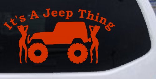 Its A Jeep Thing With Girls Off Road Car or Truck Window Decal Sticker