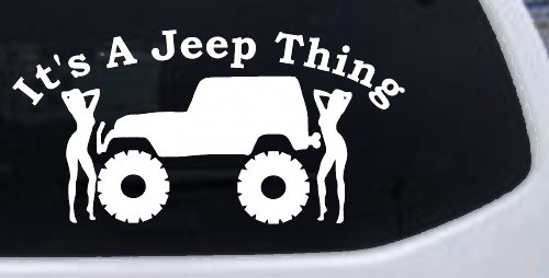 It's A Jeep Thing With Girls Off Road Car or Truck Window Decal Sticker