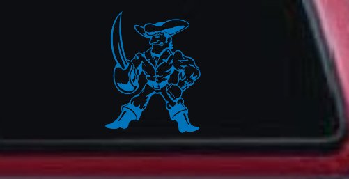 Pirate With Sword Car or Truck Window Decal Sticker