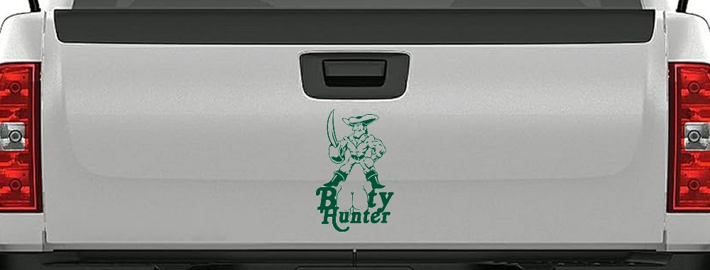Pirate Booty Hunter Funny Car or Truck Window Decal Sticker