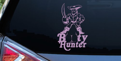 Pirate Booty Hunter Funny Car or Truck Window Decal Sticker