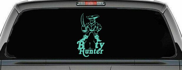 Pirate Booty Hunter Funny Car or Truck Window Decal Sticker