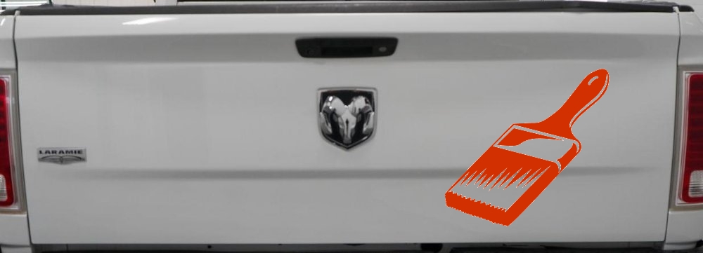 Painter Paint Brush Business Car or Truck Window Decal Sticker