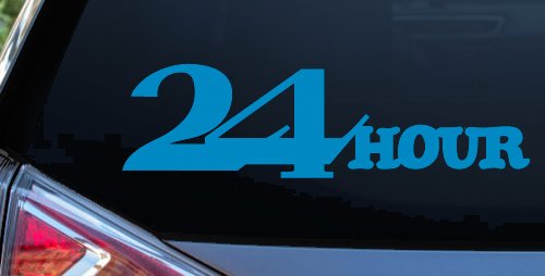 24 Hour Thick Store Business Window Lettering Sign Car or Truck Window Decal Sticker