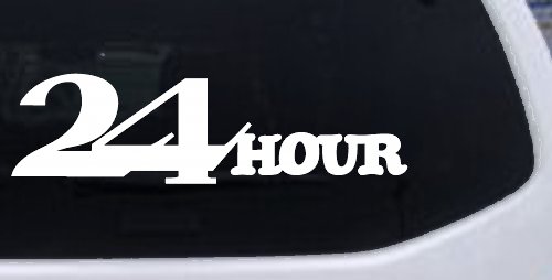 24 Hour Thick Store Business Window Lettering Sign Car or Truck Window Decal Sticker