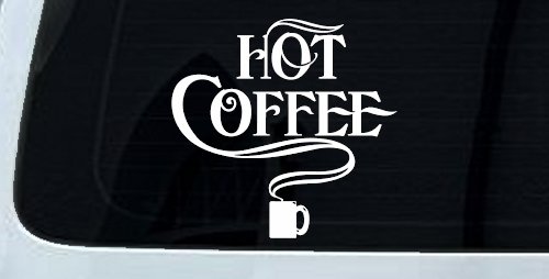 Hot Coffee Cafe Diner Window Lettering Business Car or Truck Window Decal Sticker