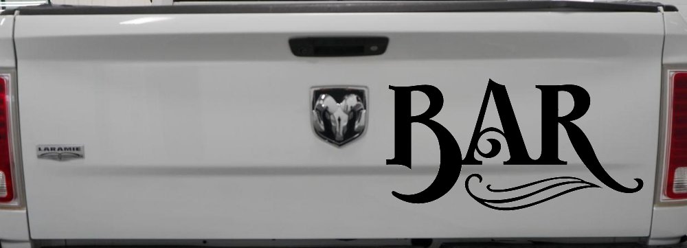 Bar Window Lettering Business Car or Truck Window Decal Sticker