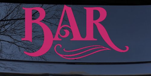 Bar Window Lettering Business Car or Truck Window Decal Sticker