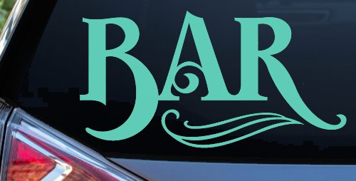 Bar Window Lettering Business Car or Truck Window Decal Sticker