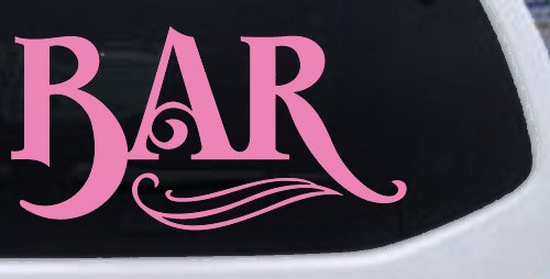 Bar Window Lettering Business Car or Truck Window Decal Sticker