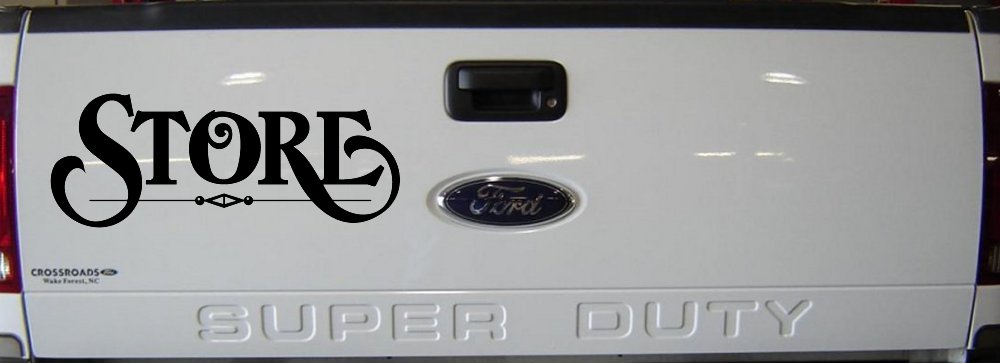 Store Window Lettering Sign Business Car or Truck Window Decal Sticker