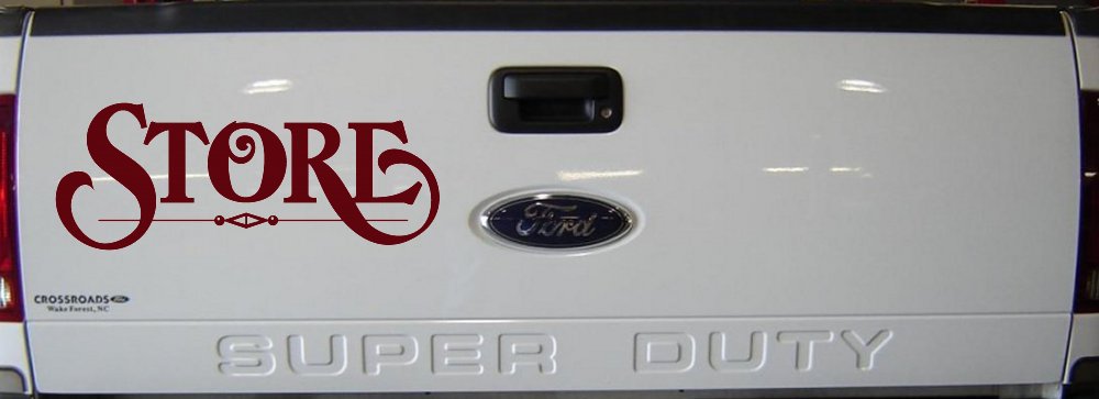Store Window Lettering Sign Business Car or Truck Window Decal Sticker