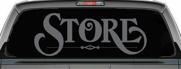 Store Window Lettering Sign Business Car or Truck Window Decal Sticker