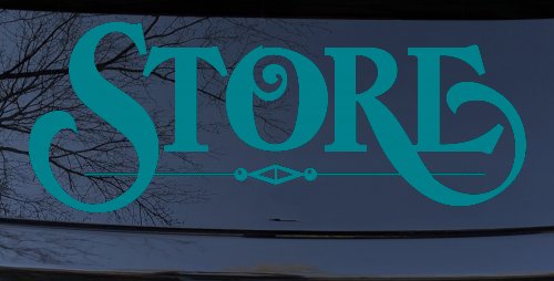 Store Window Lettering Sign Business Car or Truck Window Decal Sticker