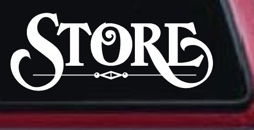 Store Window Lettering Sign Business Car or Truck Window Decal Sticker