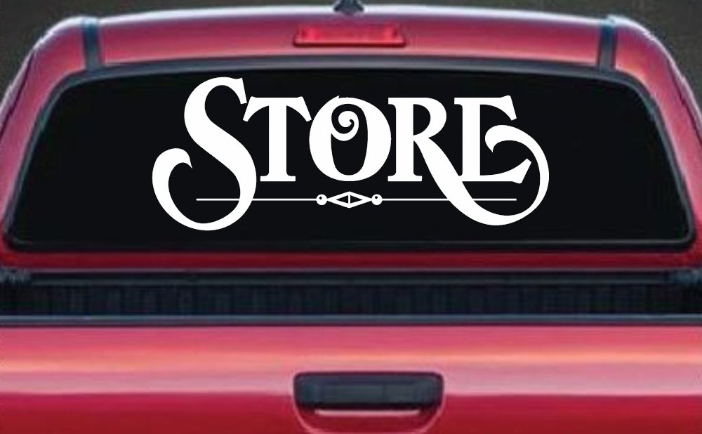 Store Window Lettering Sign Business Car or Truck Window Decal Sticker