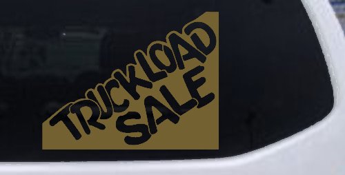 Truckload Sale Store Window Lettering Business Car or Truck Window Decal Sticker