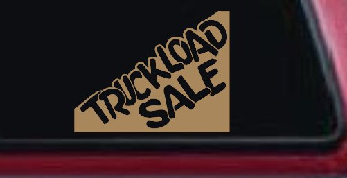 Truckload Sale Store Window Lettering Business Car or Truck Window Decal Sticker
