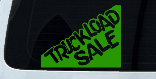 Truckload Sale Store Window Lettering Business Car or Truck Window Decal Sticker