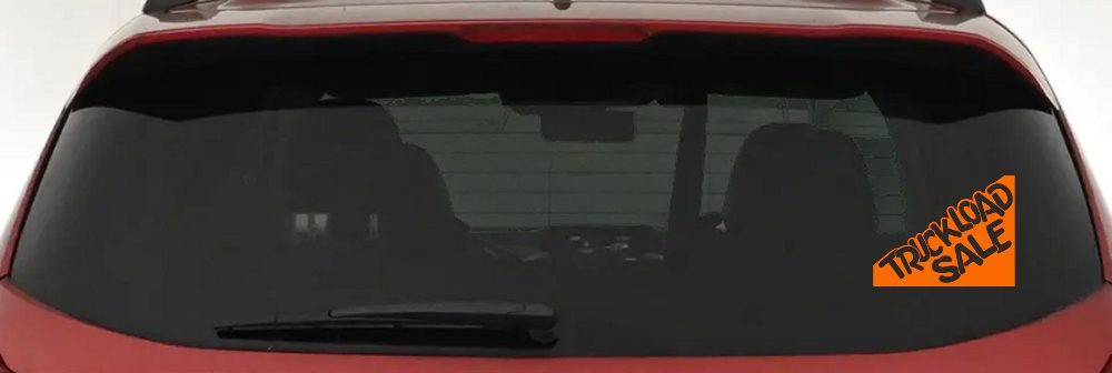 Truckload Sale Store Window Lettering Business Car or Truck Window Decal Sticker