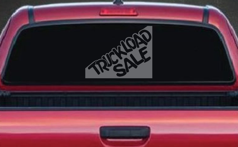Truckload Sale Store Window Lettering Business Car or Truck Window Decal Sticker