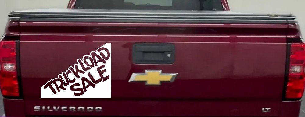 Truckload Sale Store Window Lettering Business Car or Truck Window Decal Sticker