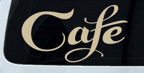 Cafe Window Lettering Sign Business Car or Truck Window Decal Sticker