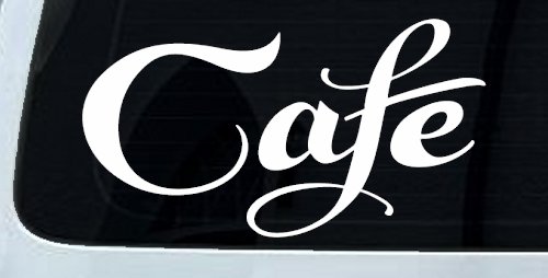 Cafe Window Lettering Sign Business Car or Truck Window Decal Sticker