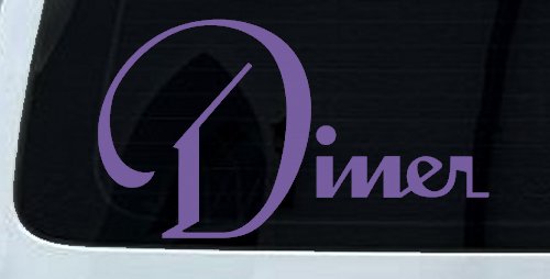 Diner Window Lettering Sign Business Car or Truck Window Decal Sticker