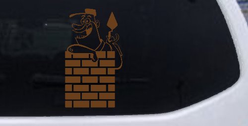 Brick Rock Mason Business Car or Truck Window Decal Sticker