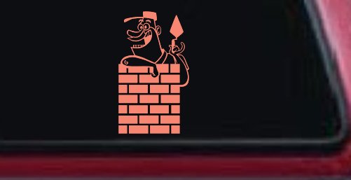 Brick Rock Mason Business Car or Truck Window Decal Sticker