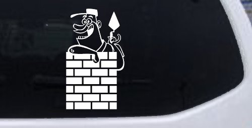 Brick Rock Mason Business Car or Truck Window Decal Sticker