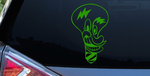 Electrician Light Bulb Business Window Lettering Sign Car or Truck Window Decal Sticker
