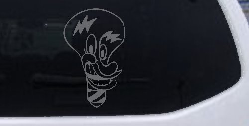 Electrician Light Bulb Business Window Lettering Sign Car or Truck Window Decal Sticker