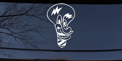 Electrician Light Bulb Business Window Lettering Sign Car or Truck Window Decal Sticker