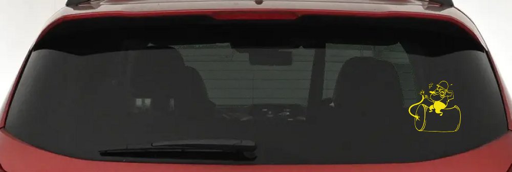 Bomb Dynamite Technician Business Car or Truck Window Decal Sticker