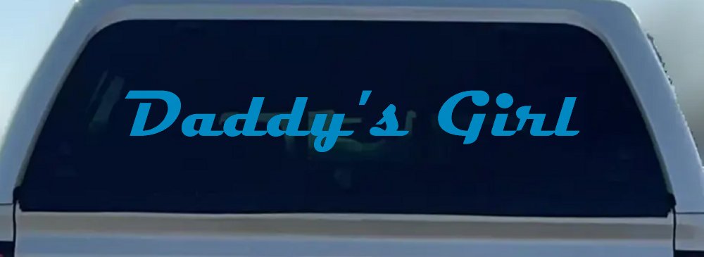 Daddy's Girl Car or Truck Window Decal Sticker