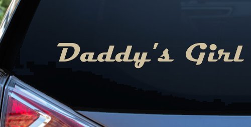 Daddy's Girl Car or Truck Window Decal Sticker (Desert Sand)